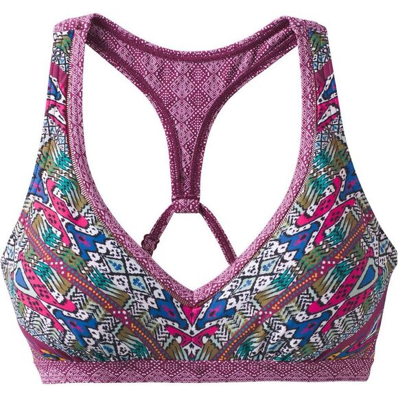 PRANA Women’s Multicolor Khari Racerback Bikini Top Size Medium - Picture 2 of 7